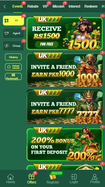 UK 777 Game