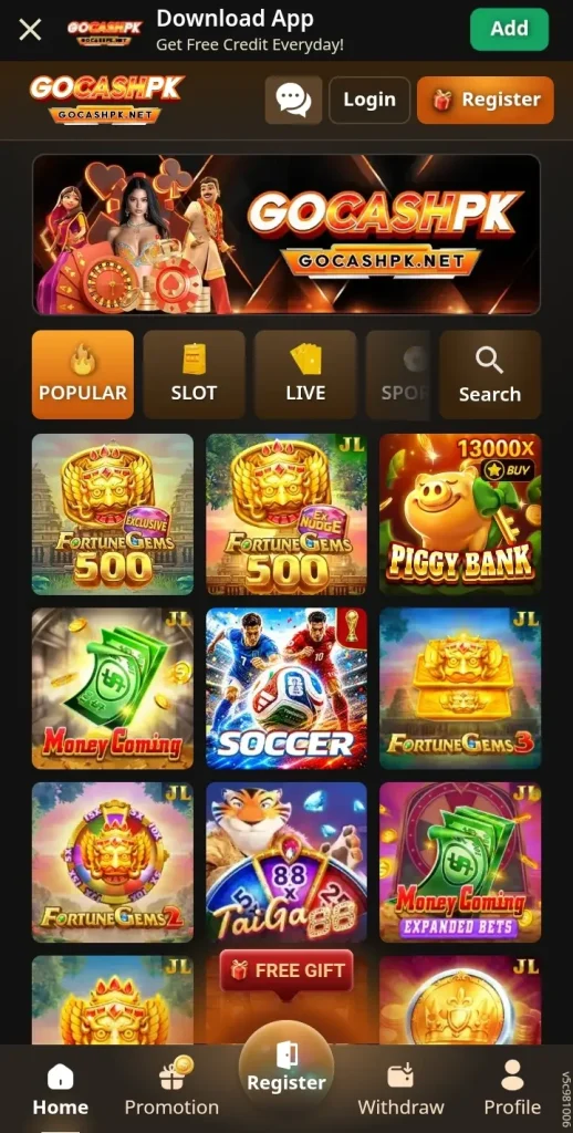 GoCashPK Game