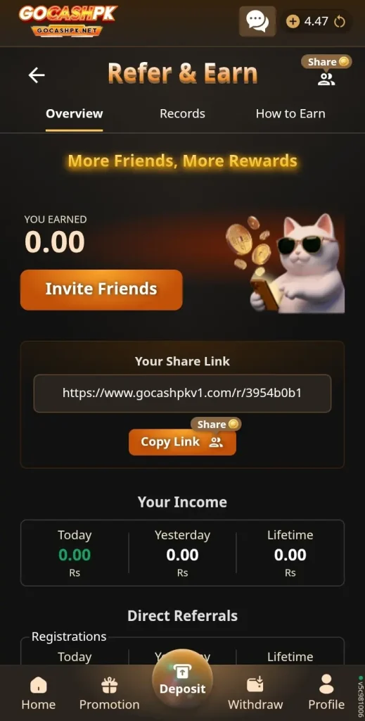 GoCashPK Game